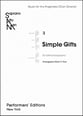 Simple Gifts SAB choral sheet music cover